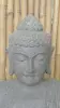  Product image 2 of the product “Seated Buddha made of Riverstone in Dharmachakra gesture of wheel of the teaching of the Dharma, H. 83cm. There is a stone eye on the left shoulder. ”